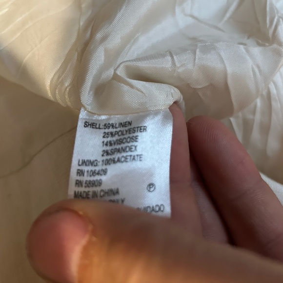 ANTONIO MELANI | Women's Cream Blazer | Size 2 - Picture 5 of 7